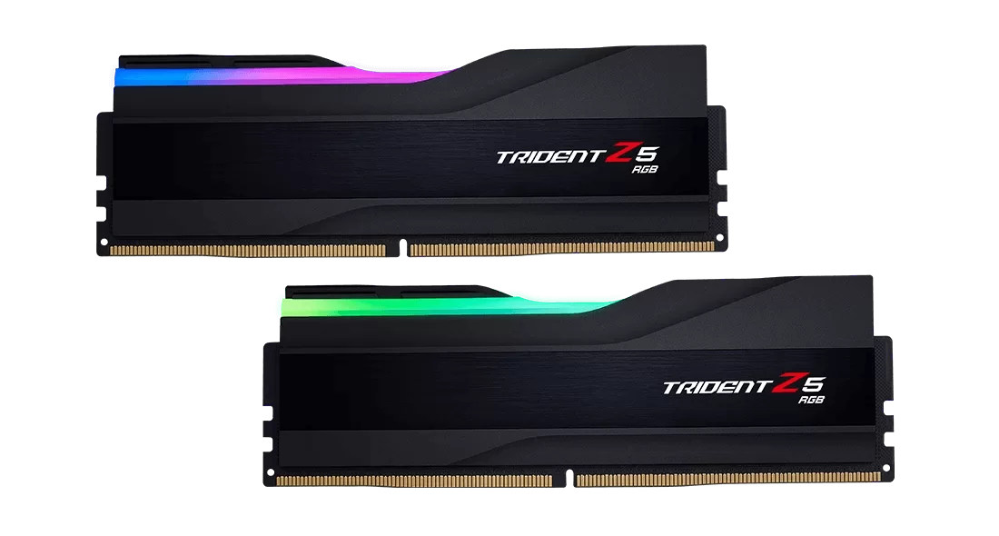 G.Skill Trident Z5 RGB Black 32GB (2x16GB) Memory Kit - Intel XMP, 5600MHz CL40 (F5-5600J4040C16GX2-TZ5RK)