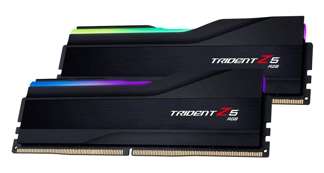 G.Skill Trident Z5 RGB Black 32GB (2x16GB) Memory Kit - Intel XMP, 6400MHz CL32 (F5-6400J3239G16GX2-TZ5RK) 2 G.Skill Trident Z5 RGB Black 32GB (2x16GB) Memory Kit - Intel XMP, 6400MHz CL32 (F5-6400J3239G16GX2-TZ5RK) - Ảnh 2