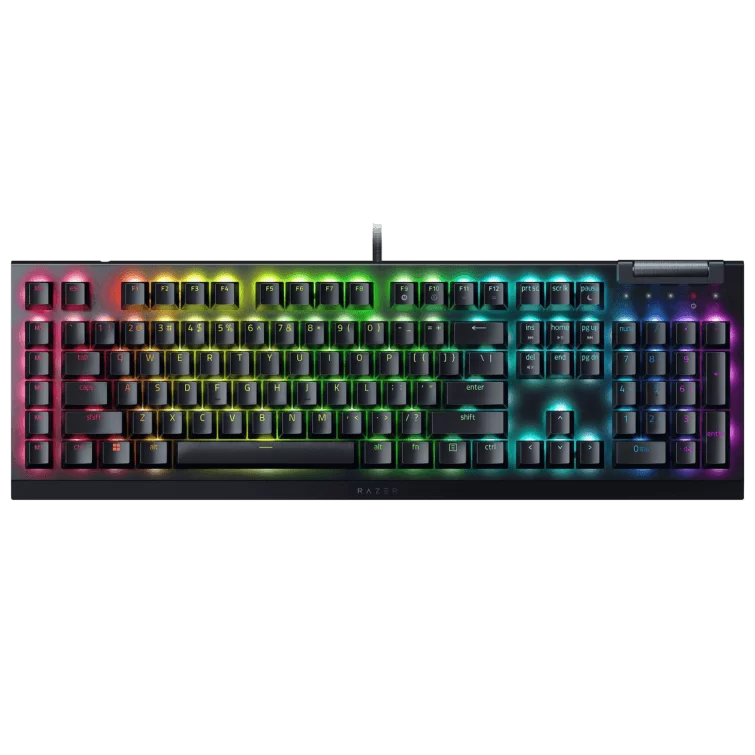 Razer BlackWidow V4 X Gaming Mechanical Keyboard - Black, Full Size Wired, Chroma RGB, Razer Switch 1 Razer BlackWidow V4 X Gaming Mechanical Keyboard - Black, Full Size Wired, Chroma RGB, Razer Switch