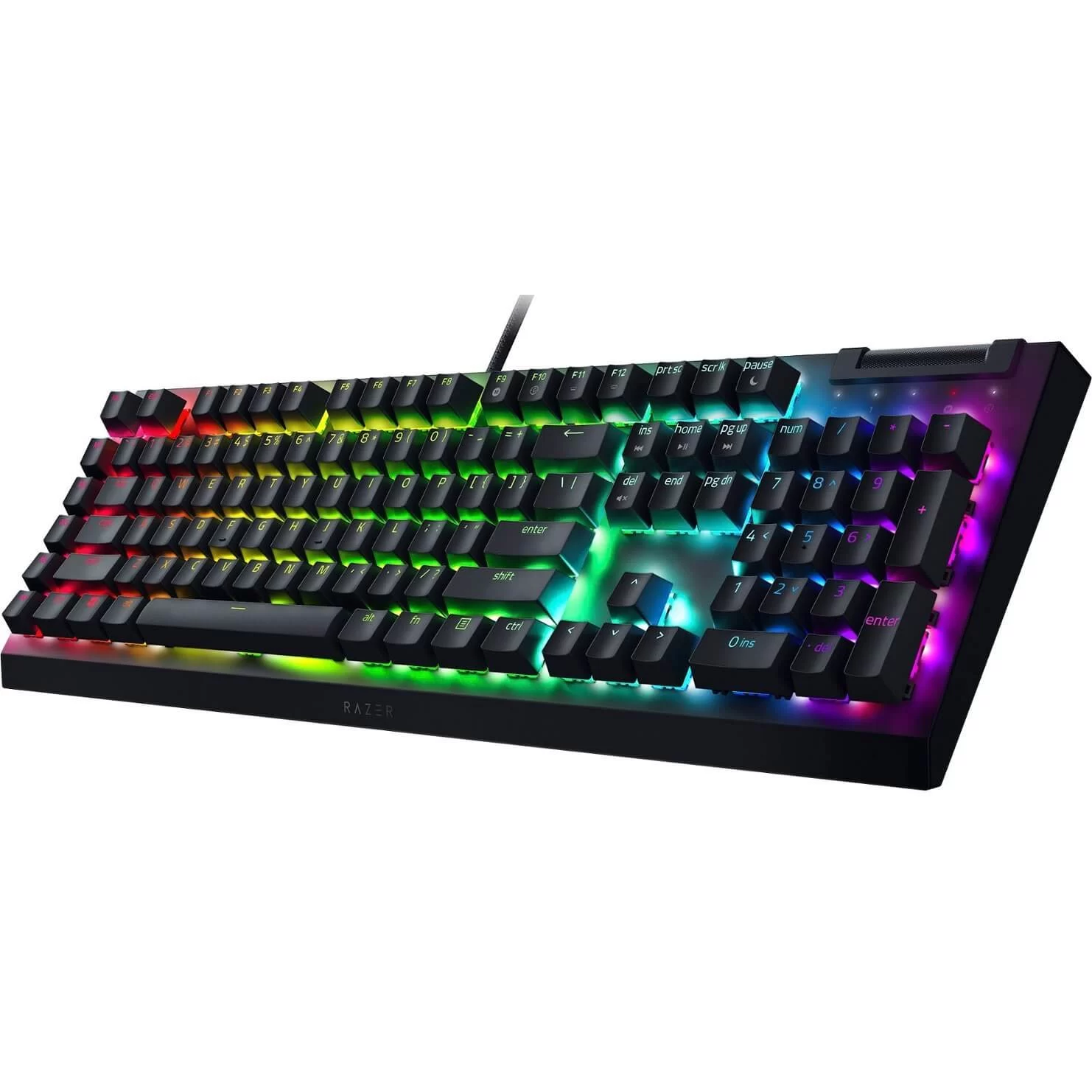 Razer BlackWidow V4 X Gaming Mechanical Keyboard - Black, Full Size Wired, Chroma RGB, Razer Switch 6 Razer BlackWidow V4 X Gaming Mechanical Keyboard - Black, Full Size Wired, Chroma RGB, Razer Switch - Ảnh 6