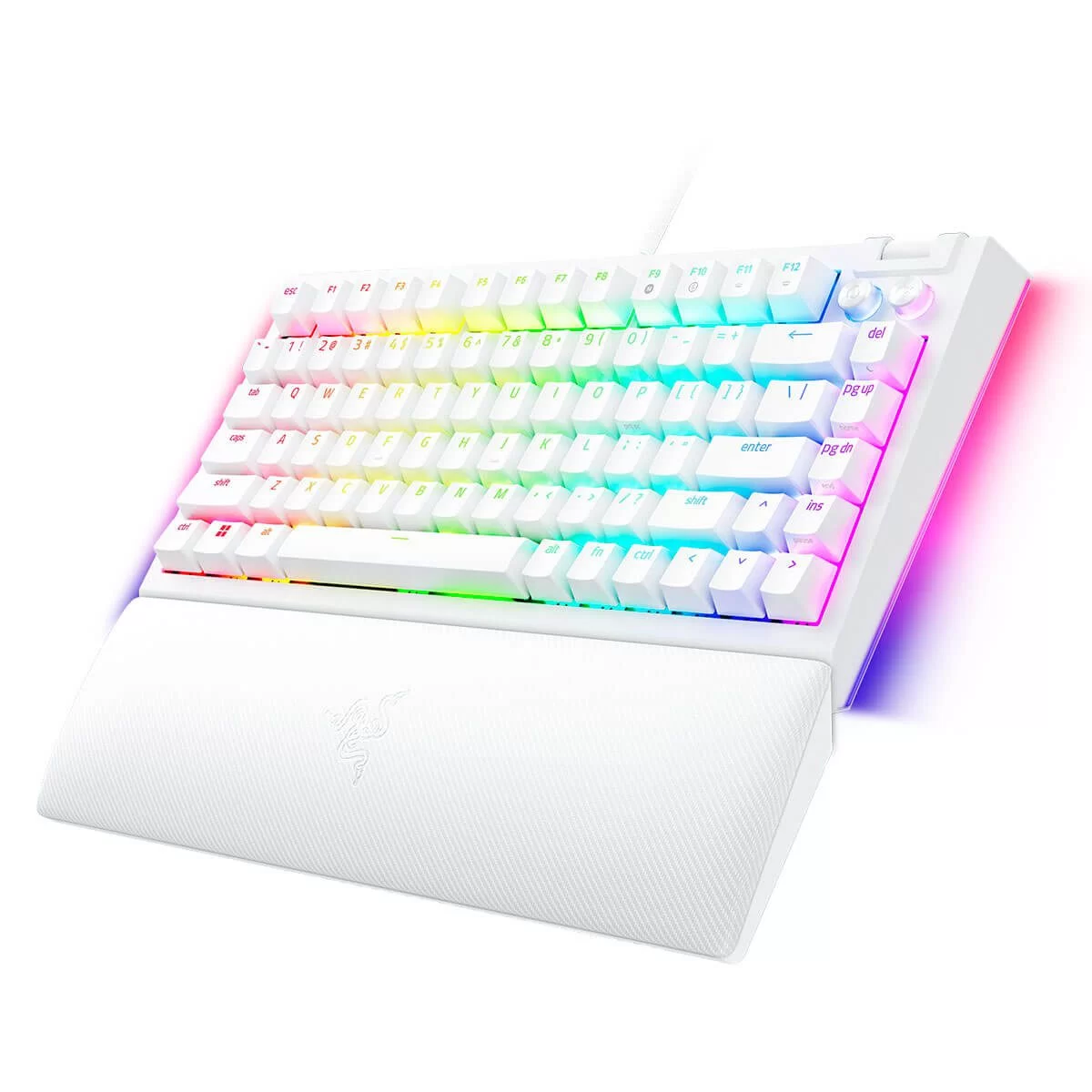 Razer BlackWidow V4 75% White Tactile Gaming Mechanical Keyboard - Razer™ Orange Tactile Mechanical switches Gen-3 7 Razer BlackWidow V4 75% White Tactile Gaming Mechanical Keyboard - Razer™ Orange Tactile Mechanical switches Gen-3 - Ảnh 7