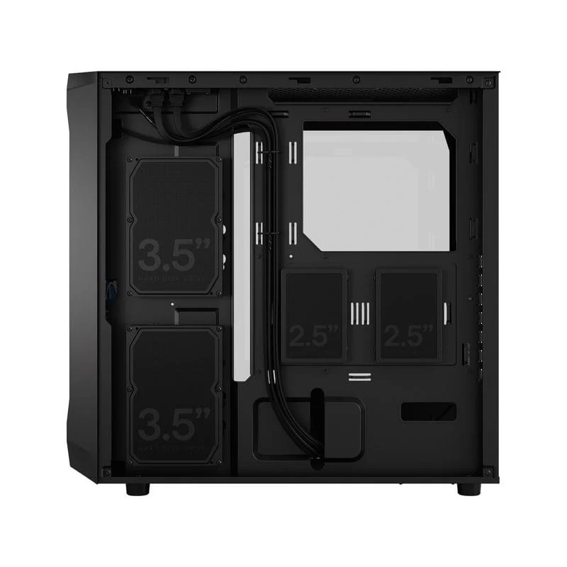 Fractal Design Focus 2 RGB Black TG Clear Tint - Tempered Glass ATX Mid Tower Gaming Case - 2x Aspect 14 RGB included 13 Fractal Design Focus 2 RGB Black TG Clear Tint - Tempered Glass ATX Mid Tower Gaming Case - 2x Aspect 14 RGB included - Ảnh 13
