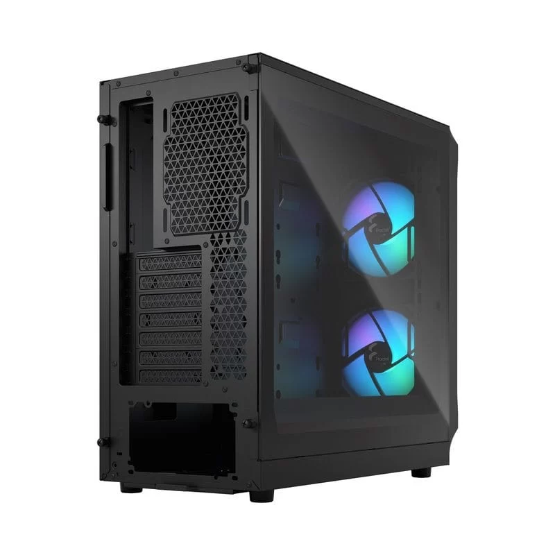 Fractal Design Focus 2 RGB Black TG Clear Tint - Tempered Glass ATX Mid Tower Gaming Case - 2x Aspect 14 RGB included 5 Fractal Design Focus 2 RGB Black TG Clear Tint - Tempered Glass ATX Mid Tower Gaming Case - 2x Aspect 14 RGB included - Ảnh 5