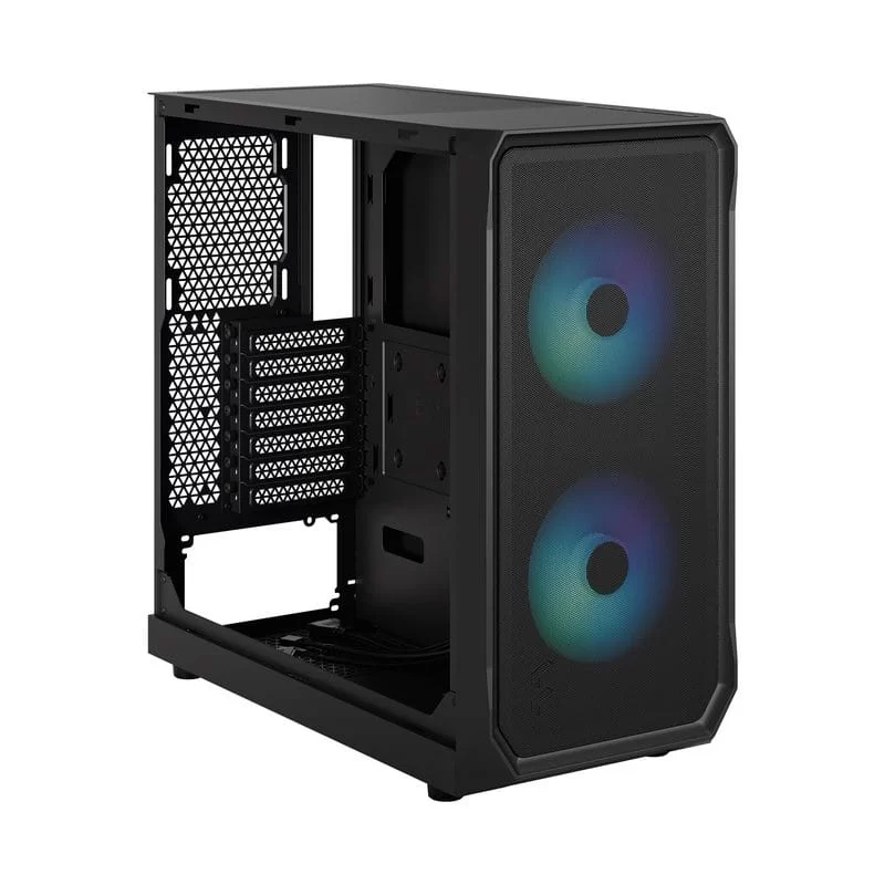 Fractal Design Focus 2 RGB Black TG Clear Tint - Tempered Glass ATX Mid Tower Gaming Case - 2x Aspect 14 RGB included 10 Fractal Design Focus 2 RGB Black TG Clear Tint - Tempered Glass ATX Mid Tower Gaming Case - 2x Aspect 14 RGB included - Ảnh 10