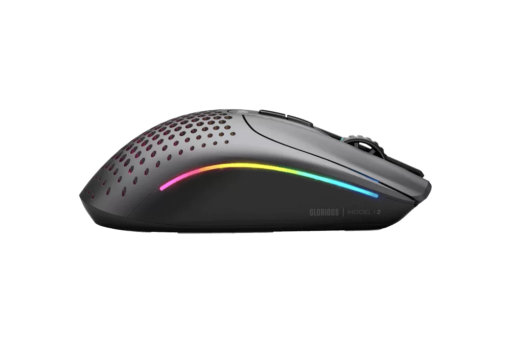 Glorious Model I 2 Wireless Ultralight Ergonormic Gaming Mouse - Mattle Black, RGB, 75 grams, 9 Progammable buttons, 16 Configurations with Layer Shift 4 Glorious Model I 2 Wireless Ultralight Ergonormic Gaming Mouse - Mattle Black, RGB, 75 grams, 9 Progammable buttons, 16 Configurations with Layer Shift - Ảnh 4