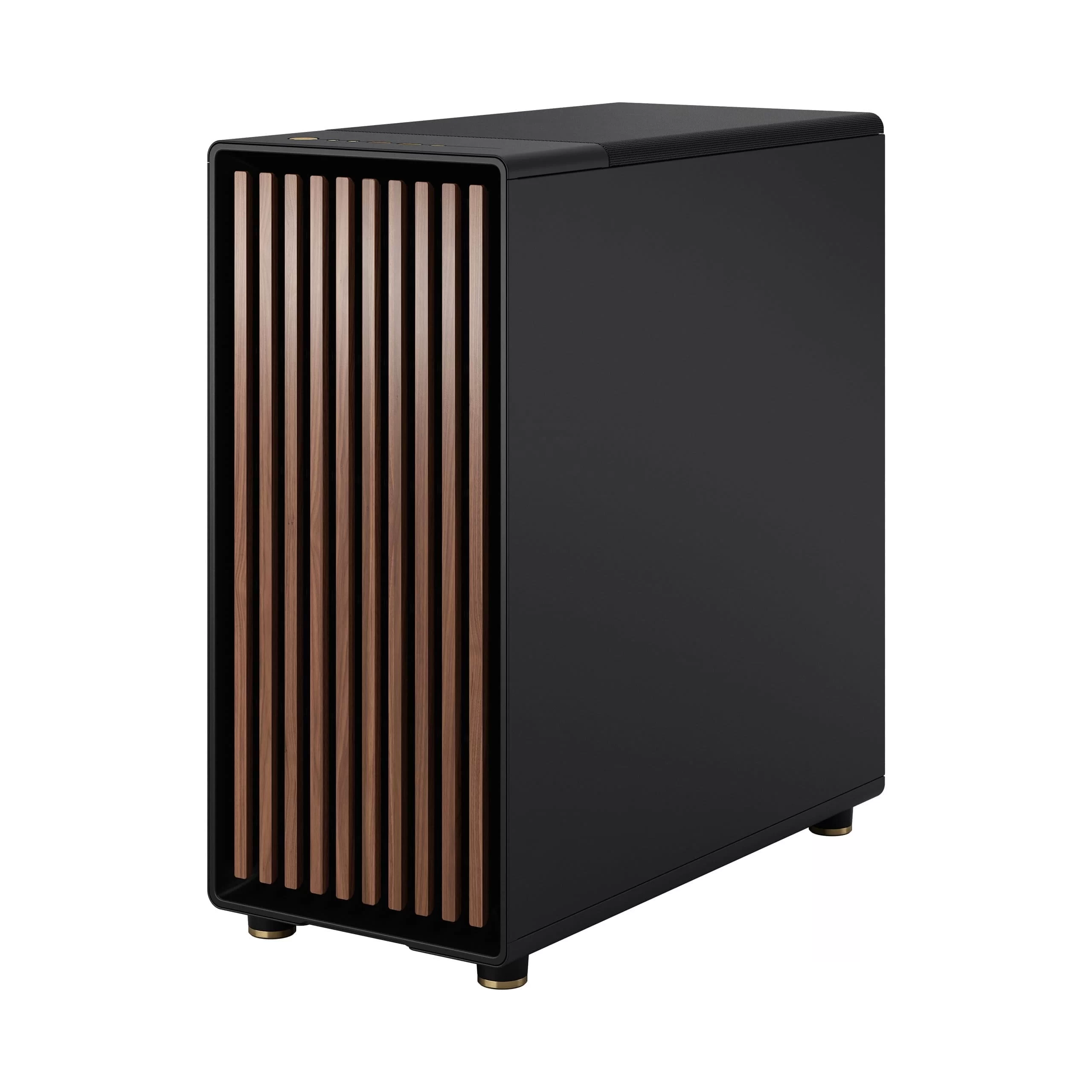 Fractal Design North Charcoal Black - Mesh Side Panels ATX Mid Tower Gaming Case - Wood Walnut Front, 2x140mm Fans included, Type C USB 13 Fractal Design North Charcoal Black - Mesh Side Panels ATX Mid Tower Gaming Case - Wood Walnut Front, 2x140mm Fans included, Type C USB - Ảnh 13
