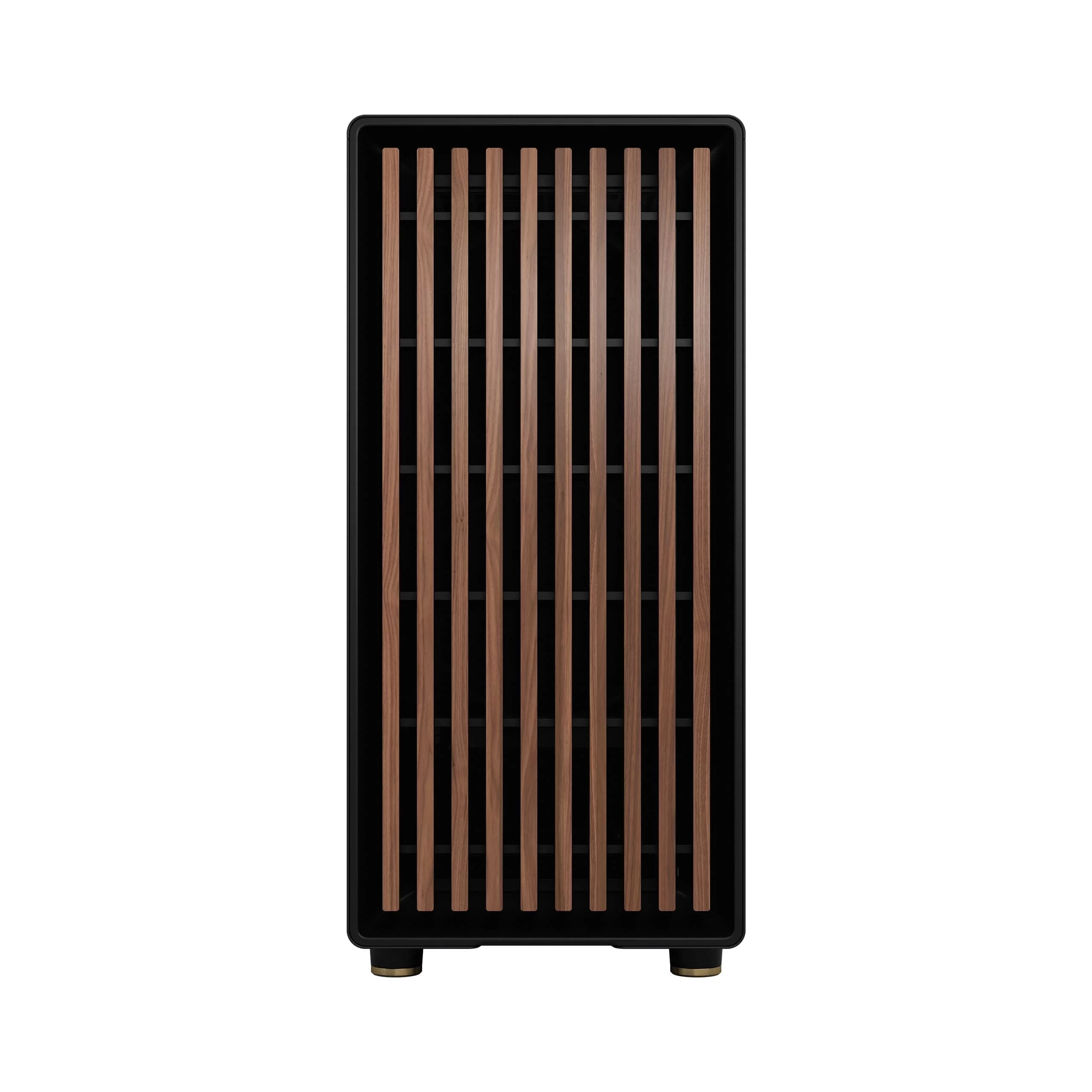 Fractal Design North Charcoal Black TG Dark - Tempered Glass Dark ATX Mid Tower Gaming Case - Wood Walnut Front, 2x140mm Fans included, Type C USB 9 Fractal Design North Charcoal Black TG Dark - Tempered Glass Dark ATX Mid Tower Gaming Case - Wood Walnut Front, 2x140mm Fans included, Type C USB - Ảnh 9