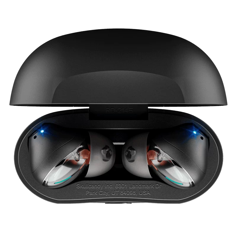 Skullcandy Rail® True Wireless Earbuds - Black, Pin 42h, IP55, Skull-IQ, Alexa Enabled, Microphone 2 Skullcandy Rail® True Wireless Earbuds - Black, Pin 42h, IP55, Skull-IQ, Alexa Enabled, Microphone - Ảnh 2