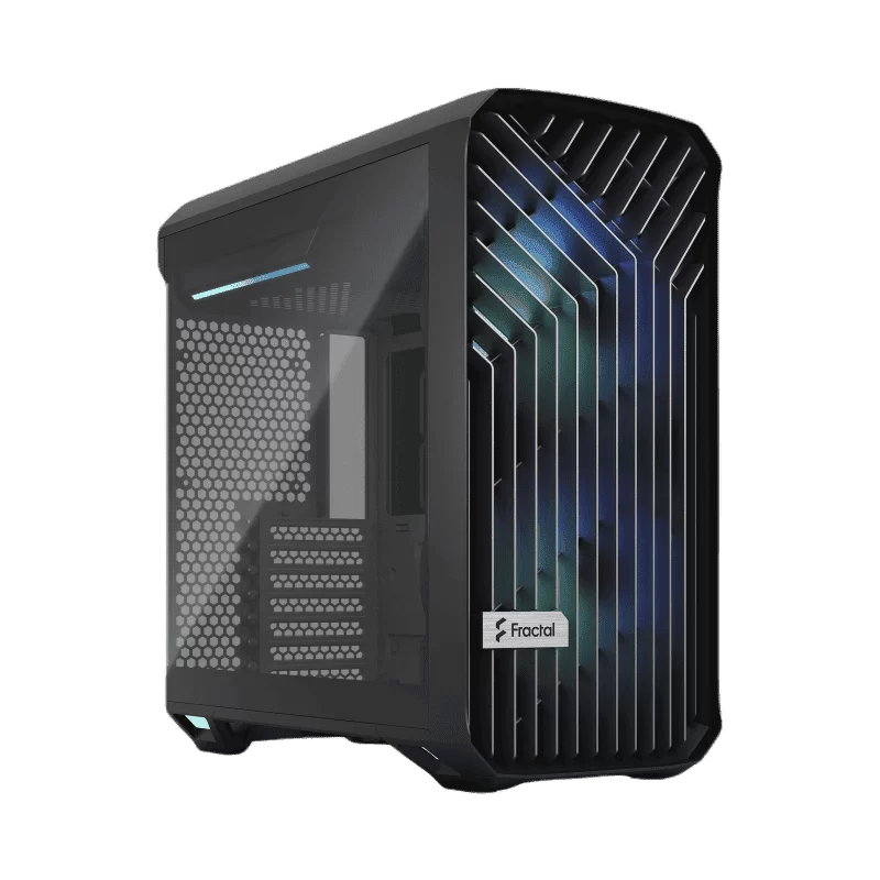 Fractal Design Torrent Compact Black RGB TG Light Tint ATX Airflow Mid Tower PC Gaming Case - Light Tint Tempered Glass Side Panels 1 Fractal Design Torrent Compact Black RGB TG Light Tint ATX Airflow Mid Tower PC Gaming Case - Light Tint Tempered Glass Side Panels