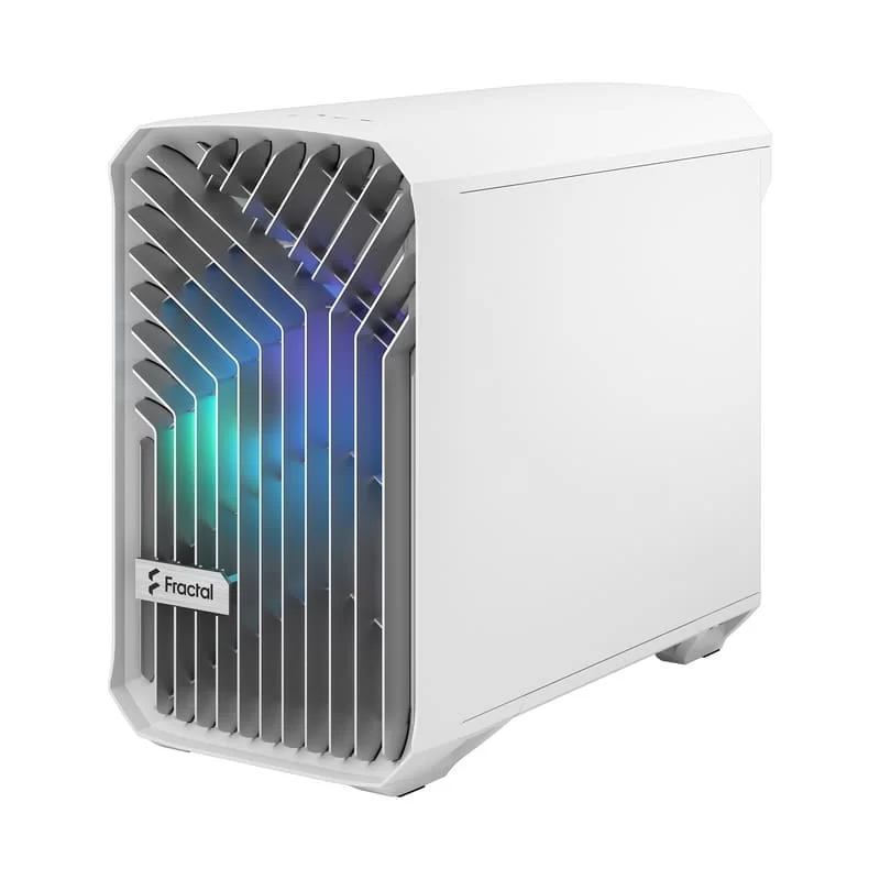 Fractal Design Torrent Nano RGB White TG Clear Tint mITX Airflow Mini Tower PC Gaming Case - Clear Tint Tempered Glass Side Panels 12 Fractal Design Torrent Nano RGB White TG Clear Tint mITX Airflow Mini Tower PC Gaming Case - Clear Tint Tempered Glass Side Panels - Ảnh 12