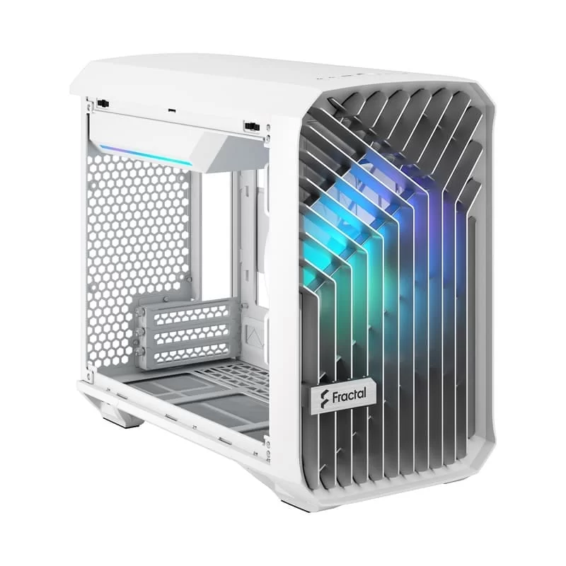 Fractal Design Torrent Nano RGB White TG Clear Tint mITX Airflow Mini Tower PC Gaming Case - Clear Tint Tempered Glass Side Panels 19 Fractal Design Torrent Nano RGB White TG Clear Tint mITX Airflow Mini Tower PC Gaming Case - Clear Tint Tempered Glass Side Panels - Ảnh 19