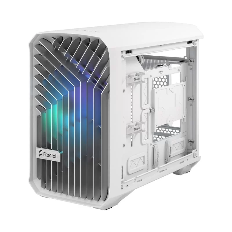Fractal Design Torrent Nano RGB White TG Clear Tint mITX Airflow Mini Tower PC Gaming Case - Clear Tint Tempered Glass Side Panels 20 Fractal Design Torrent Nano RGB White TG Clear Tint mITX Airflow Mini Tower PC Gaming Case - Clear Tint Tempered Glass Side Panels - Ảnh 20