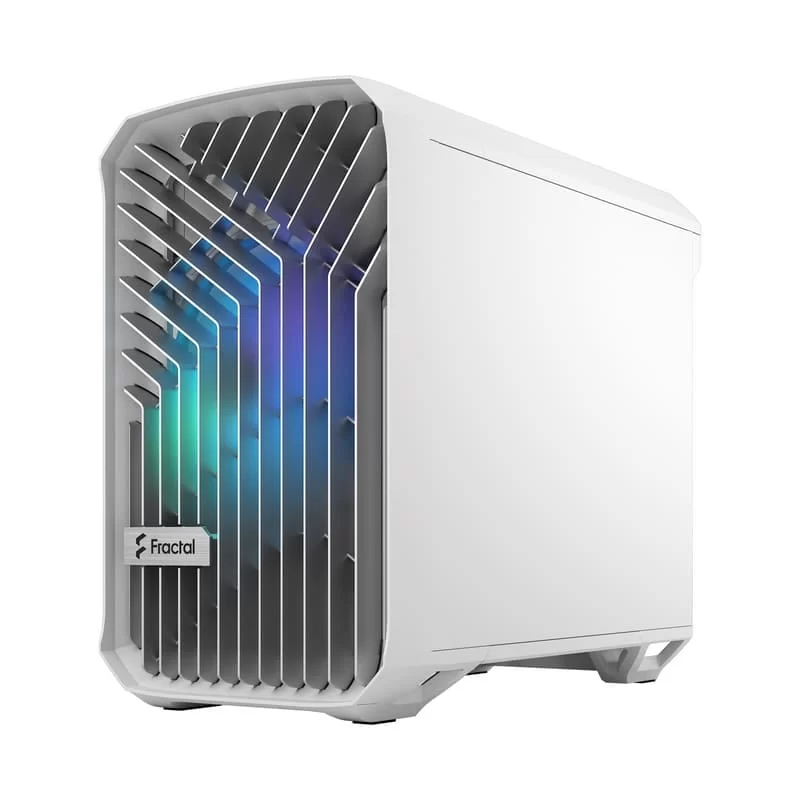 Fractal Design Torrent Nano RGB White TG Clear Tint mITX Airflow Mini Tower PC Gaming Case - Clear Tint Tempered Glass Side Panels 8 Fractal Design Torrent Nano RGB White TG Clear Tint mITX Airflow Mini Tower PC Gaming Case - Clear Tint Tempered Glass Side Panels - Ảnh 8