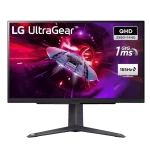 LG Ultragear 27GR93U-B UltraGear Gaming Monitor - 27 inch, UHD (3840 x 2160), IPS Panel, 144 Hz IPS 1 ms (GtG), VESA DisplayHDRTM 400, DCI-P3 95%, NVIDIA® G-SYNC®, AMD FreeSync™ Premium