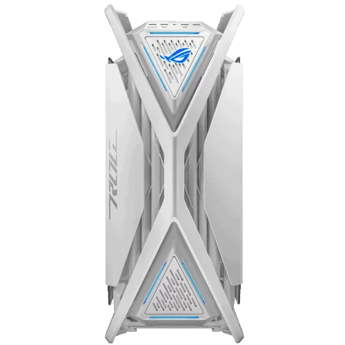 ASUS ROG Hyperion GR701 Flagship Gaming PC Case – White, 420mm dual radiator support, 4x140mm fans, metal GPU holder, component storage, ARGB fan hub, 60W fast charging 3 ASUS ROG Hyperion GR701 Flagship Gaming PC Case – White, 420mm dual radiator support, 4x140mm fans, metal GPU holder, component storage, ARGB fan hub, 60W fast charging - Ảnh 3