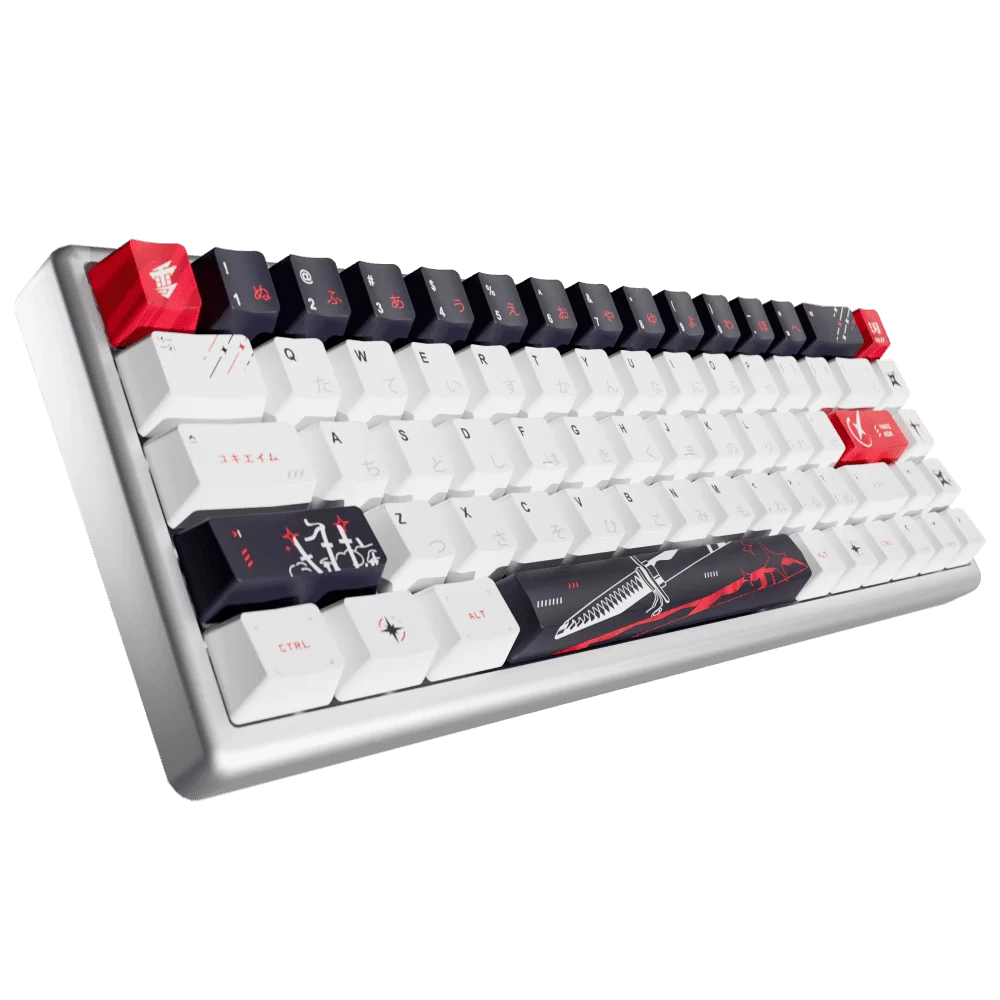 HE Yuki Aim Polar 65 Katana Edition - Hiragana (Limited Edition) Gaming Keyboard - Gateron Crimson Magnetic Switch 4 HE Yuki Aim Polar 65 Katana Edition - Hiragana (Limited Edition) Gaming Keyboard - Gateron Crimson Magnetic Switch - Ảnh 4