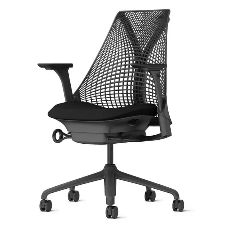 Herman Miller Sayl Office Chair - Black/Black 2 Herman Miller Sayl Office Chair - Black/Black - Ảnh 2