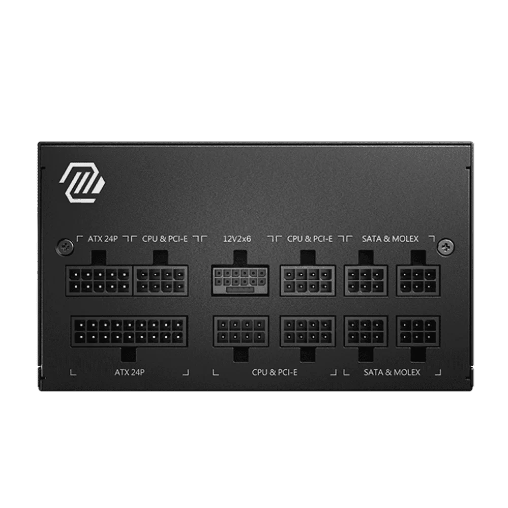 MSI MAG A850GL PCIE5 PSU - 850W, 80 plus Gold, Full-Modular, Flat Cables, Single Rail 3 MSI MAG A850GL PCIE5 PSU - 850W, 80 plus Gold, Full-Modular, Flat Cables, Single Rail - Ảnh 3