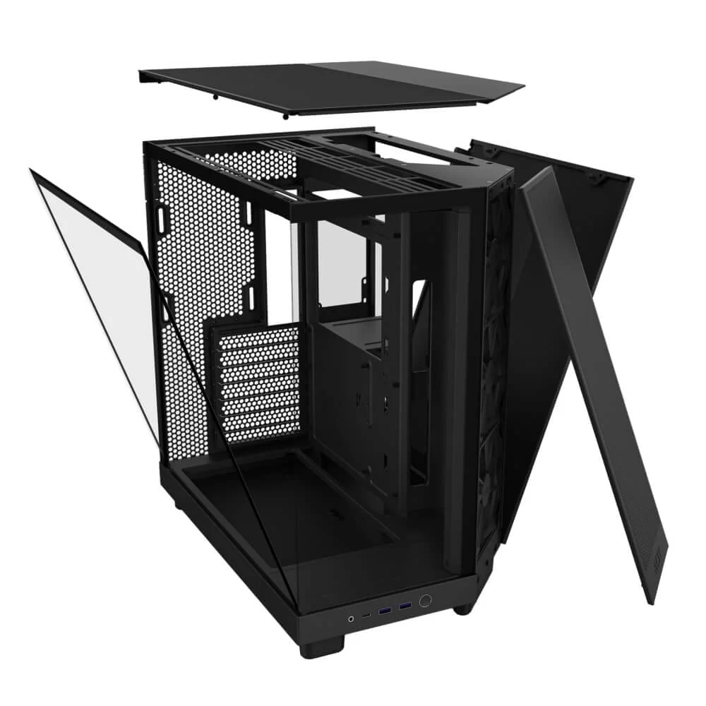 NZXT H6 Flow Black Compact Mid-tower Airflow Case 6 NZXT H6 Flow Black Compact Mid-tower Airflow Case - Ảnh 6