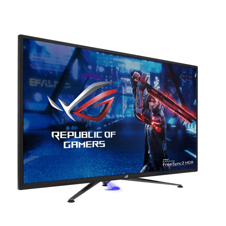 ASUS ROG Strix XG438Q HDR Large Gaming Monitor - 43 Inch, 4K (3840 x 2160), 120 Hz, FreeSync 2 HDR, DisplayHDR 600, DCI-P3 90%, Shadow Boost, 10W Speaker*2, Remote Control 5 ASUS ROG Strix XG438Q HDR Large Gaming Monitor - 43 Inch, 4K (3840 x 2160), 120 Hz, FreeSync 2 HDR, DisplayHDR 600, DCI-P3 90%, Shadow Boost, 10W Speaker*2, Remote Control - Ảnh 5