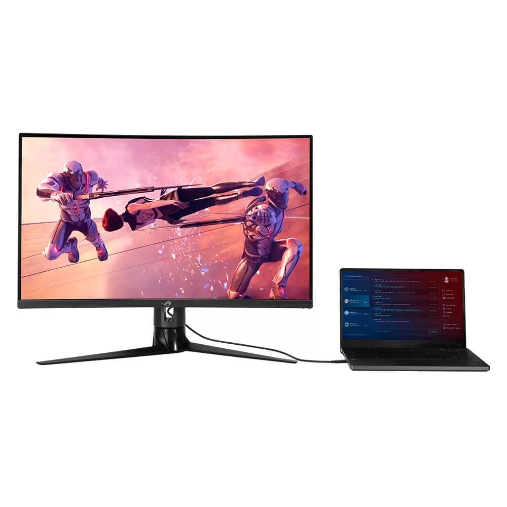 ASUS ROG Strix XG32VC Gaming Monitor - 31.5 inch WQHD (2560 x 1440), 170Hz * (Over144Hz), 1ms MPRT, Extreme Low Motion Blur Sync, 125% sRGB, FreeSync Premium Pro, DisplayHDR ™ 400 11 ASUS ROG Strix XG32VC Gaming Monitor - 31.5 inch WQHD (2560 x 1440), 170Hz * (Over144Hz), 1ms MPRT, Extreme Low Motion Blur Sync, 125% sRGB, FreeSync Premium Pro, DisplayHDR ™ 400 - Ảnh 11