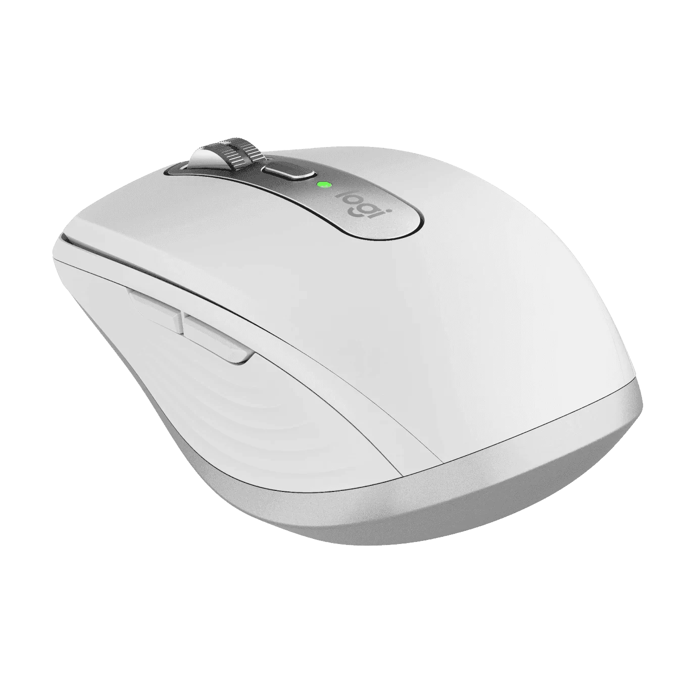 Logitech MX Anywhere 3S Pale Grey Compact Wireless Mouse - Fast Scroll, 8K DPI Tracking, Quiet Clicks, USB C, Bluetooth 2 Logitech MX Anywhere 3S Pale Grey Compact Wireless Mouse - Fast Scroll, 8K DPI Tracking, Quiet Clicks, USB C, Bluetooth - Ảnh 2