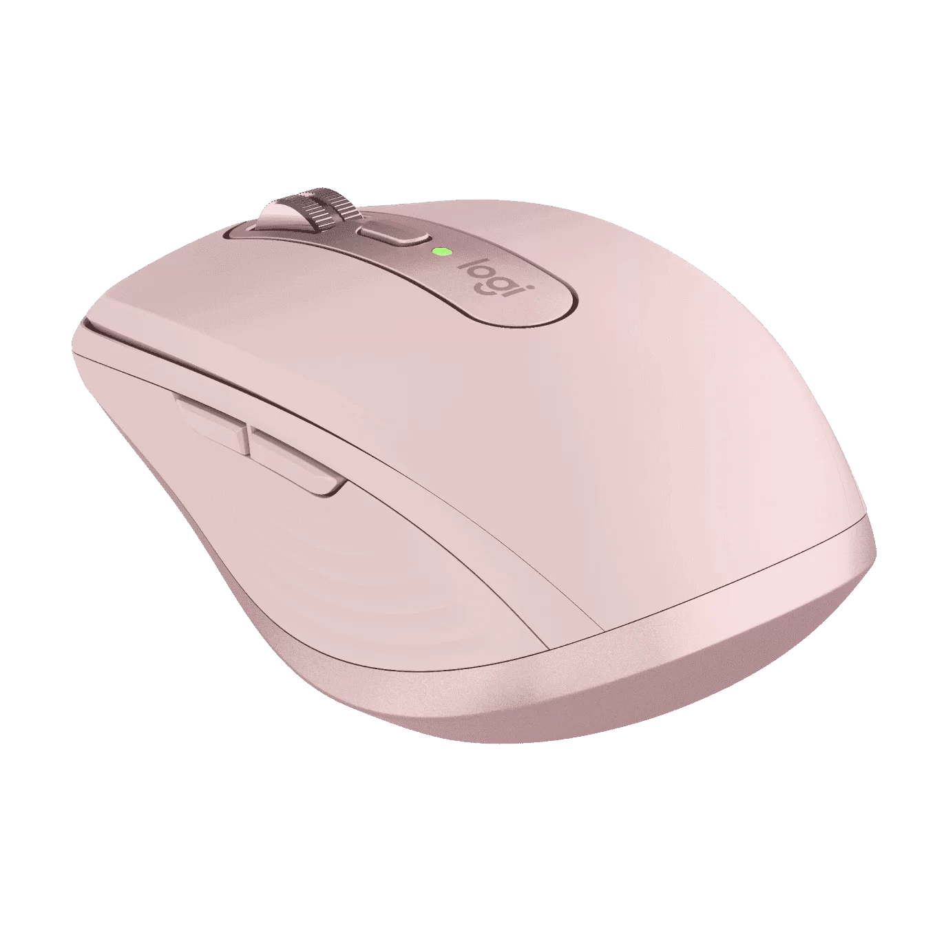 Logitech MX Anywhere 3S Rose Compact Wireless Mouse - Fast Scroll, 8K DPI Tracking, Quiet Clicks, USB C, Bluetooth 2 Logitech MX Anywhere 3S Rose Compact Wireless Mouse - Fast Scroll, 8K DPI Tracking, Quiet Clicks, USB C, Bluetooth - Ảnh 2