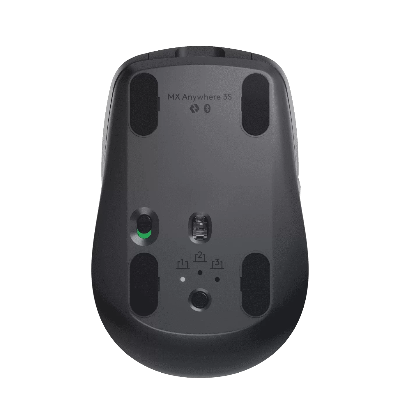Logitech MX Anywhere 3S Graphite Compact Wireless Mouse - Fast Scroll, 8K DPI Tracking, Quiet Clicks, USB C, Bluetooth 4 Logitech MX Anywhere 3S Graphite Compact Wireless Mouse - Fast Scroll, 8K DPI Tracking, Quiet Clicks, USB C, Bluetooth - Ảnh 4