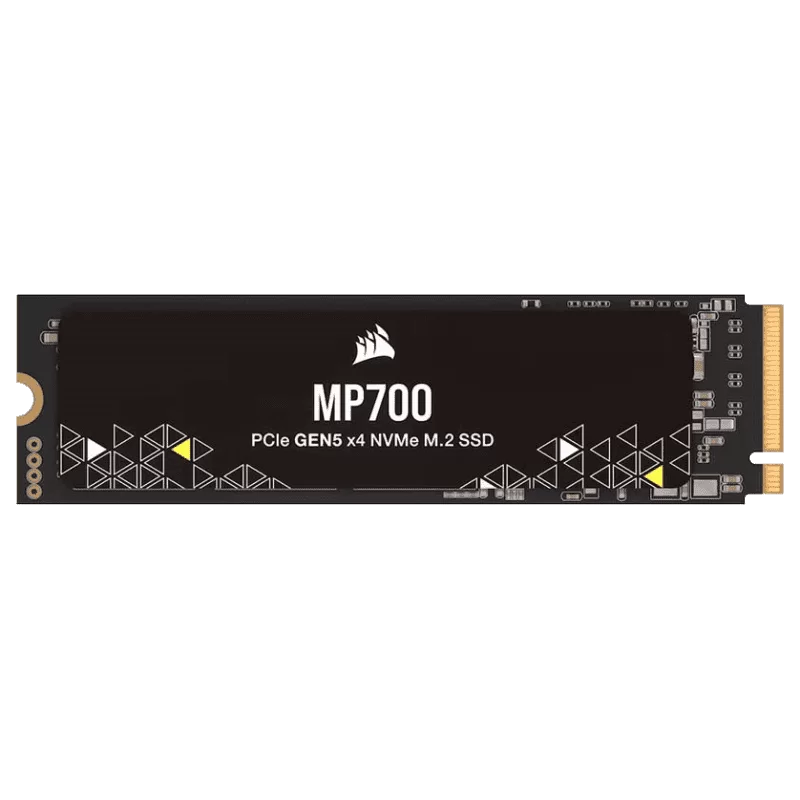 CORSAIR MP700 1TB PCIe 5.0 (Gen 5) x4 NVMe M.2 SSD - High-Density TLC NAND, Aluminum Heatsink, DirectStorage Compatible, Up to 10,000MB/sec