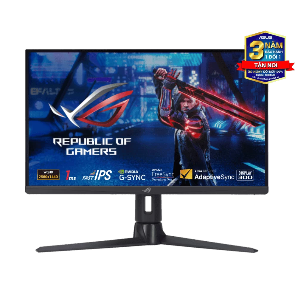 ASUS ROG Strix XG27AQMR HDR Gaming Monitor - 27 inch 2K QHD (2560x1440), Fast IPS, 300 Hz (above 144Hz), 1 ms GTG, G-Sync compatible, Variable Overdrive, ELMB Sync, DisplayHDR 600 1 ASUS ROG Strix XG27AQMR HDR Gaming Monitor - 27 inch 2K QHD (2560x1440), Fast IPS, 300 Hz (above 144Hz), 1 ms GTG, G-Sync compatible, Variable Overdrive, ELMB Sync, DisplayHDR 600
