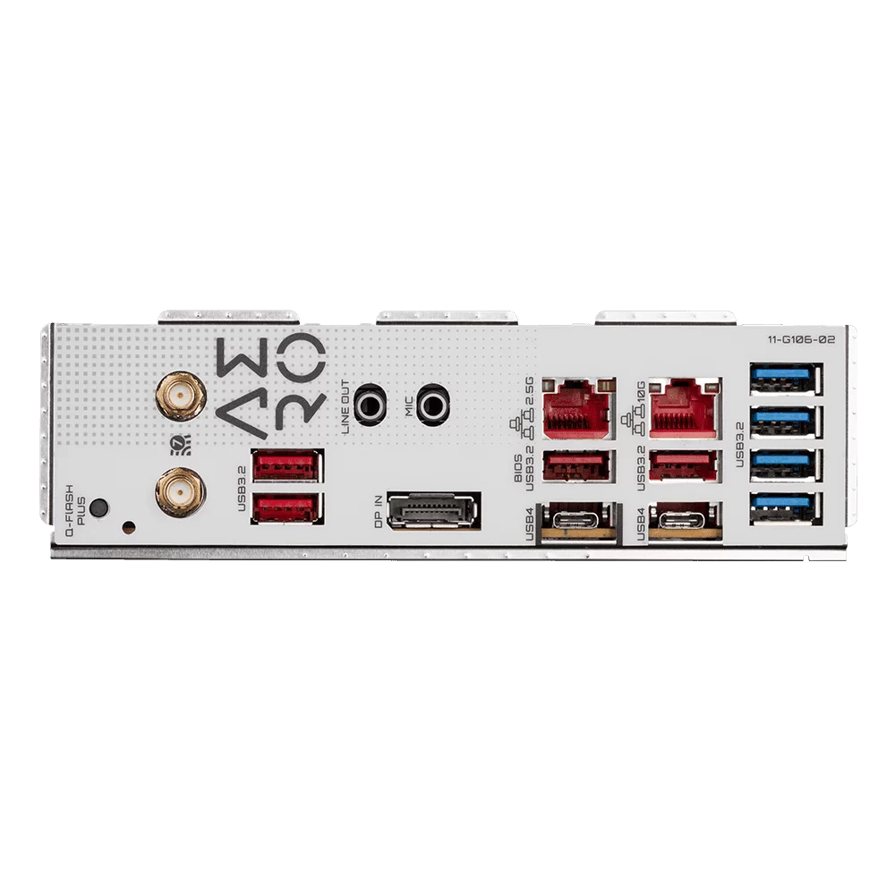 GIGABYTE TRX50 AERO D sTR5, E-ATX Mainboard - DDR5, PCIe 5.0 M.2, PCIe 5.0, USB4 Type-C, Wi-Fi 7, Marvell 10GbE 5 GIGABYTE TRX50 AERO D sTR5, E-ATX Mainboard - DDR5, PCIe 5.0 M.2, PCIe 5.0, USB4 Type-C, Wi-Fi 7, Marvell 10GbE - Ảnh 5