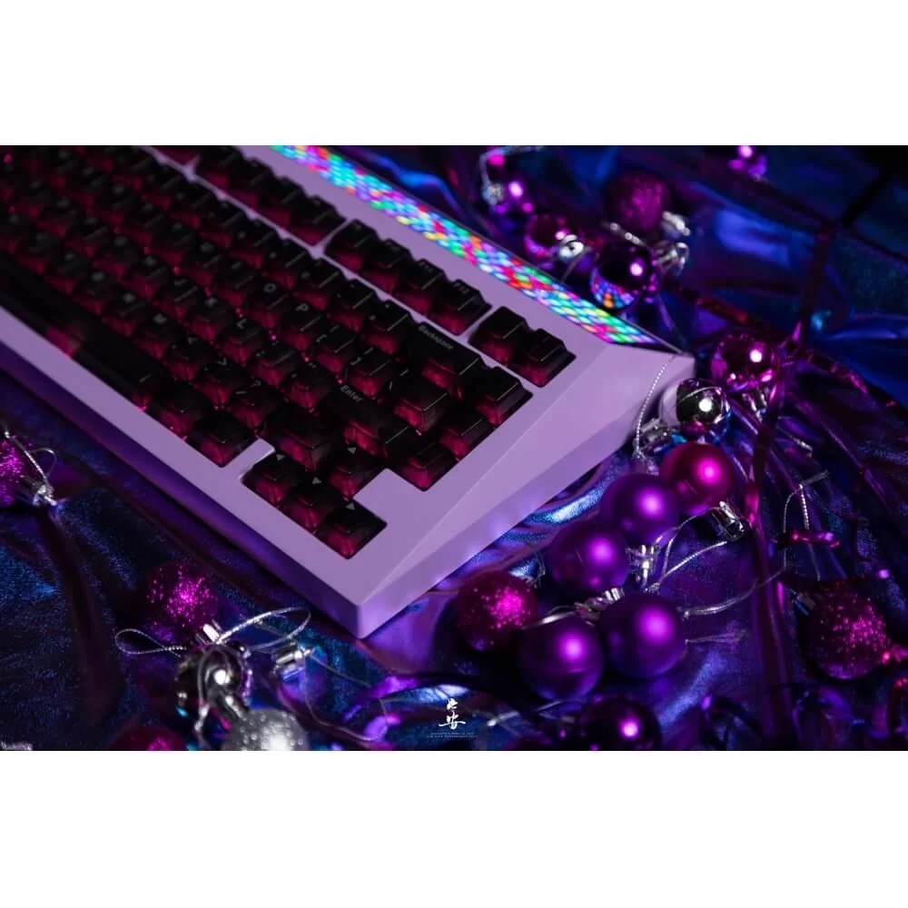 ANGRY MIAO Cyberboard R4 Gangstar Bundle - 75%, Icy Silver Pro Switches, LED Matrix, Seamless Bluetooth Switching, Three-Stage Adjustable Leaf Spring Mount, 2.4G, PET film, IXPE 8 switch pad, Poron pads 5 ANGRY MIAO Cyberboard R4 Gangstar Bundle - 75%, Icy Silver Pro Switches, LED Matrix, Seamless Bluetooth Switching, Three-Stage Adjustable Leaf Spring Mount, 2.4G, PET film, IXPE 8 switch pad, Poron pads - Ảnh 5