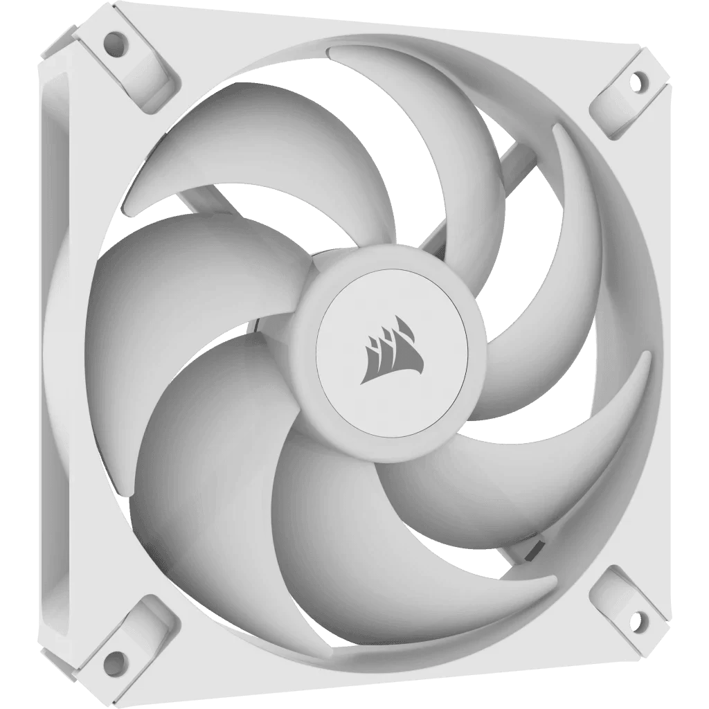 CORSAIR iCUE AR120 Digital RGB Single Pack White Fan (CO-9050168-WW) - 1x iCUE to ARGB Adapter Cable included, 1x120mm 1850RPM Static Pressure RGB Fan 3 CORSAIR iCUE AR120 Digital RGB Single Pack White Fan (CO-9050168-WW) - 1x iCUE to ARGB Adapter Cable included, 1x120mm 1850RPM Static Pressure RGB Fan - Ảnh 3