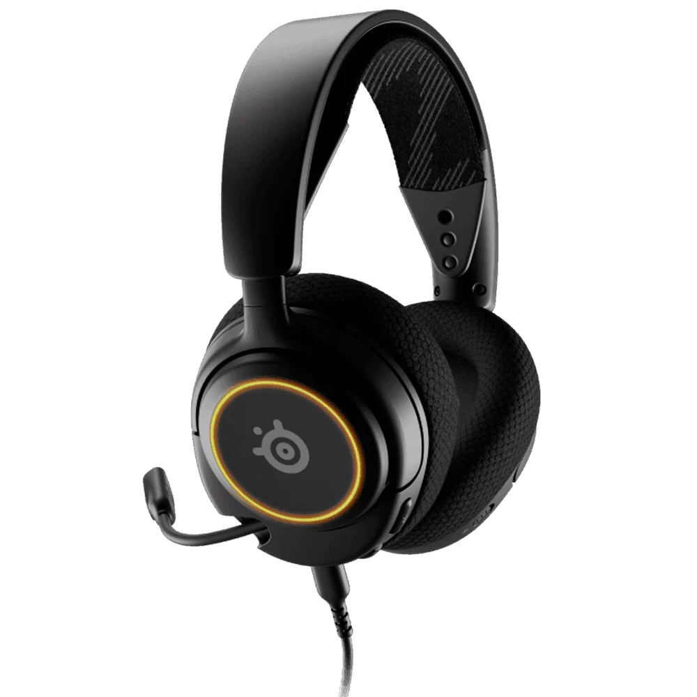 SteelSeries Arctis Nova 3 Black Multi-Platform Premium Wired RGB Gaming Headset - Wired, Lightweight, High Fidelity Drivers, ComfortMAX System, ClearCast Gen 2 noise-cancelling mic 1 SteelSeries Arctis Nova 3 Black Multi-Platform Premium Wired RGB Gaming Headset - Wired, Lightweight, High Fidelity Drivers, ComfortMAX System, ClearCast Gen 2 noise-cancelling mic
