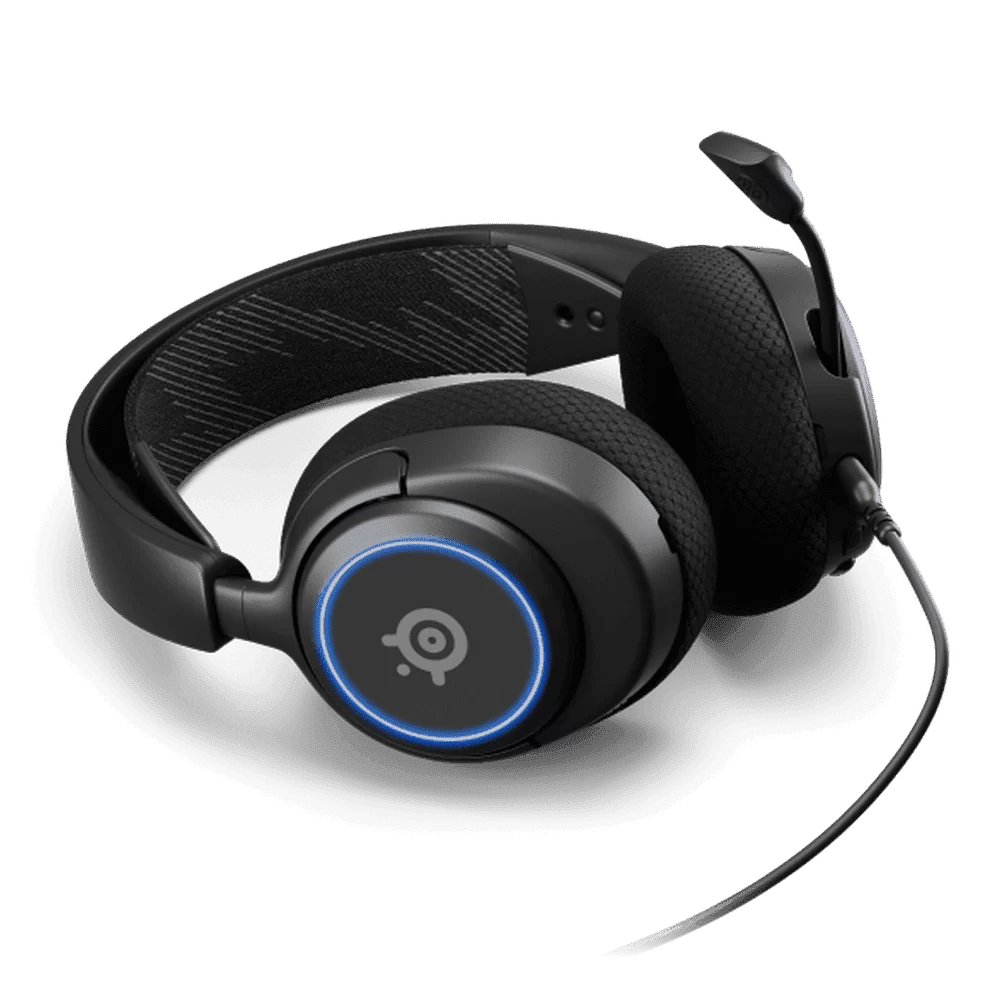 SteelSeries Arctis Nova 3 Black Multi-Platform Premium Wired RGB Gaming Headset - Wired, Lightweight, High Fidelity Drivers, ComfortMAX System, ClearCast Gen 2 noise-cancelling mic 4 SteelSeries Arctis Nova 3 Black Multi-Platform Premium Wired RGB Gaming Headset - Wired, Lightweight, High Fidelity Drivers, ComfortMAX System, ClearCast Gen 2 noise-cancelling mic - Ảnh 4