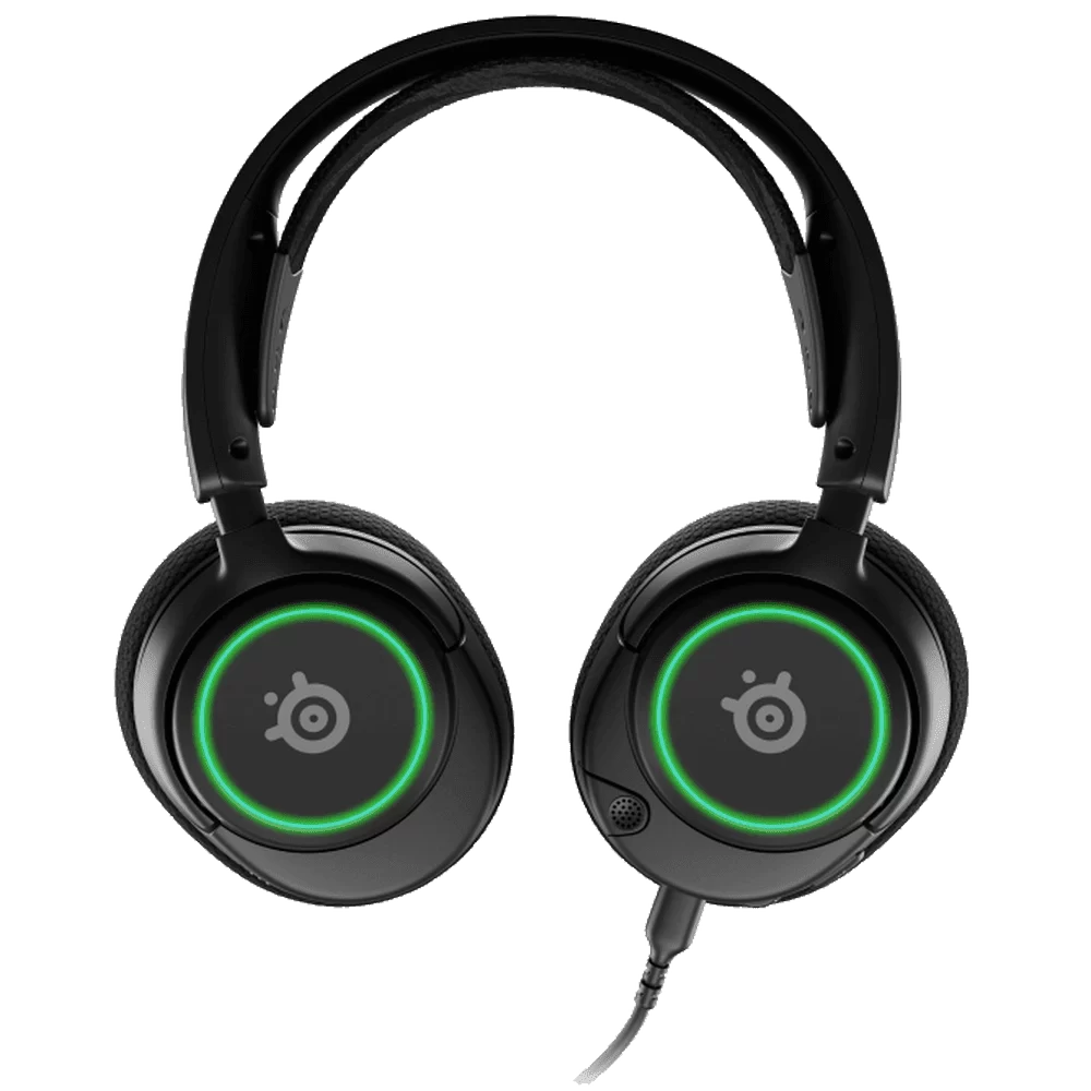 SteelSeries Arctis Nova 3 Black Multi-Platform Premium Wired RGB Gaming Headset - Wired, Lightweight, High Fidelity Drivers, ComfortMAX System, ClearCast Gen 2 noise-cancelling mic 5 SteelSeries Arctis Nova 3 Black Multi-Platform Premium Wired RGB Gaming Headset - Wired, Lightweight, High Fidelity Drivers, ComfortMAX System, ClearCast Gen 2 noise-cancelling mic - Ảnh 5