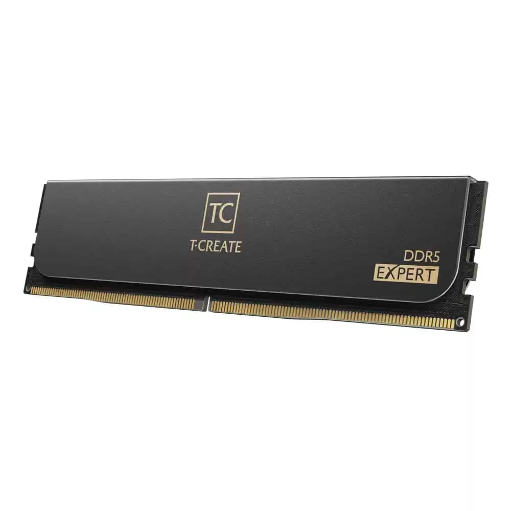 TEAMGROUP T-Create EXPERT DDR5 Black 64GB Memory Kit - Black, 64GB (2x32GB) 6400MHz CL34 DDR5 (CTCED564G6400HC34BDC01) 3 TEAMGROUP T-Create EXPERT DDR5 Black 64GB Memory Kit - Black, 64GB (2x32GB) 6400MHz CL34 DDR5 (CTCED564G6400HC34BDC01) - Ảnh 3