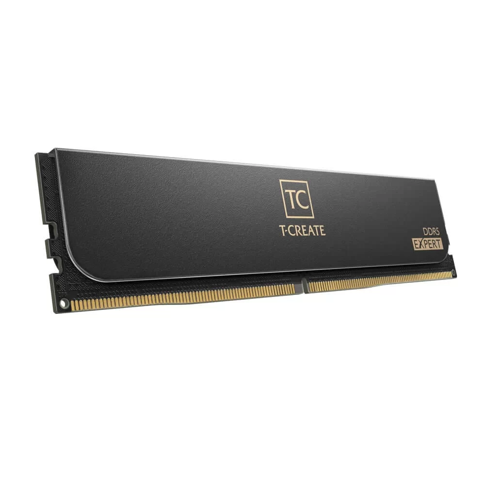 TEAMGROUP T-Create EXPERT DDR5 Black 64GB Memory Kit - Black, 64GB (2x32GB) 6400MHz CL34 DDR5 (CTCED564G6400HC34BDC01) 4 TEAMGROUP T-Create EXPERT DDR5 Black 64GB Memory Kit - Black, 64GB (2x32GB) 6400MHz CL34 DDR5 (CTCED564G6400HC34BDC01) - Ảnh 4