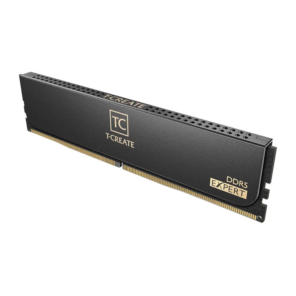 TEAMGROUP T-Create EXPERT DDR5 Black 64GB Memory Kit - Black, 64GB (2x32GB) 6400MHz CL34 DDR5 (CTCED564G6400HC34BDC01) 5 TEAMGROUP T-Create EXPERT DDR5 Black 64GB Memory Kit - Black, 64GB (2x32GB) 6400MHz CL34 DDR5 (CTCED564G6400HC34BDC01) - Ảnh 5