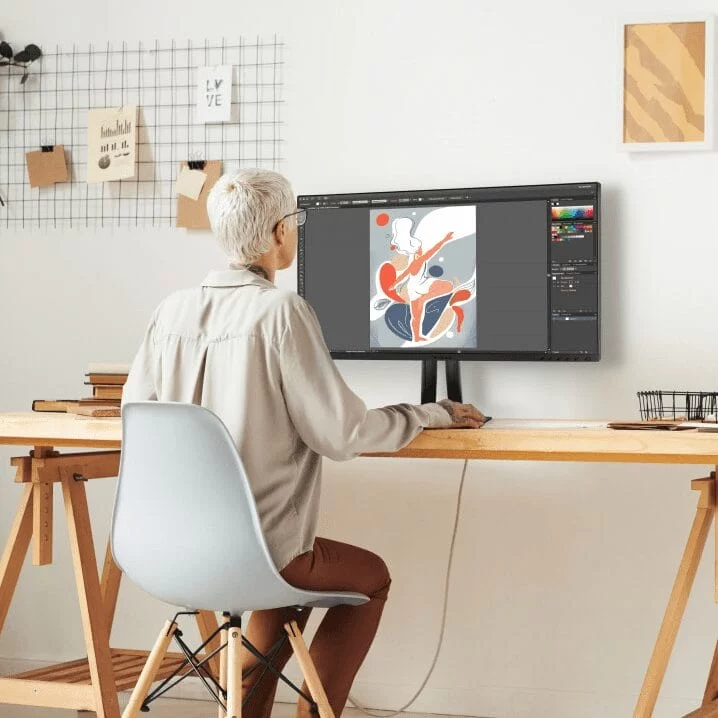ViewSonic VP2756-2K Monitor - 27 inch, 2K QHD (2560 x 1440) IPS, 60W USB-C, Pantone Validated 100% sRGB, Delta E<2 16 ViewSonic VP2756-2K Monitor - 27 inch, 2K QHD (2560 x 1440) IPS, 60W USB-C, Pantone Validated 100% sRGB, Delta E<2 - Ảnh 16