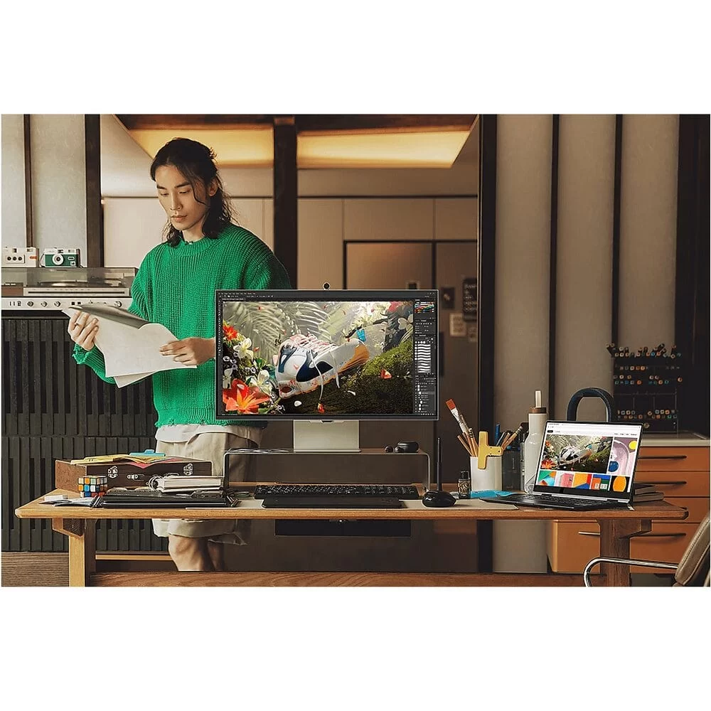 Samsung ViewFinity S9 5K LS27C900PAEXXV Monitor - 27 inch, IPS 5K (5120 x 2280) 60Hz 5ms, Thunderbolt™ 4, Ergonomic Design 22 Samsung ViewFinity S9 5K LS27C900PAEXXV Monitor - 27 inch, IPS 5K (5120 x 2280) 60Hz 5ms, Thunderbolt™ 4, Ergonomic Design - Ảnh 22