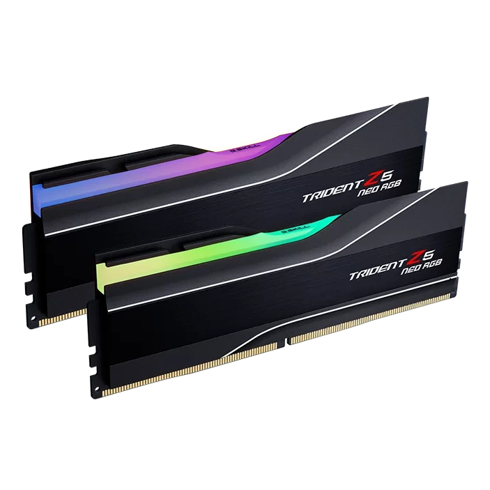 G.Skill Trident Z5 Neo RGB Black 48GB (2x24GB) Memory Kit - AMD EXPO, 5600 CL40 (F5-5600J4040D24GX2-TZ5NR) 3 G.Skill Trident Z5 Neo RGB Black 48GB (2x24GB) Memory Kit - AMD EXPO, 5600 CL40 (F5-5600J4040D24GX2-TZ5NR) - Ảnh 3