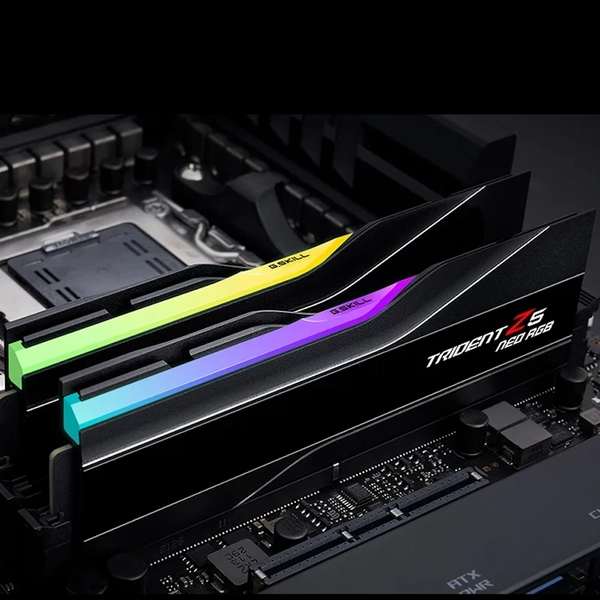 G.Skill Trident Z5 Neo RGB Black 48GB (2x24GB) Memory Kit - AMD EXPO, 5600 CL40 (F5-5600J4040D24GX2-TZ5NR) 5 G.Skill Trident Z5 Neo RGB Black 48GB (2x24GB) Memory Kit - AMD EXPO, 5600 CL40 (F5-5600J4040D24GX2-TZ5NR) - Ảnh 5