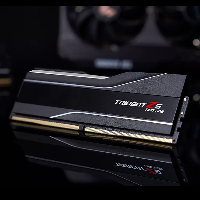 G.Skill Trident Z5 Neo RGB Black 48GB (2x24GB) Memory Kit - AMD EXPO, 5600 CL40 (F5-5600J4040D24GX2-TZ5NR) 6 G.Skill Trident Z5 Neo RGB Black 48GB (2x24GB) Memory Kit - AMD EXPO, 5600 CL40 (F5-5600J4040D24GX2-TZ5NR) - Ảnh 6