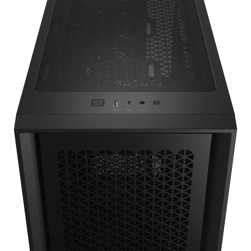 CORSAIR 4000D RGB Airflow Black ATX Mid-Tower PC Case - 3x AF120 RGB ELITE Fans, iCUE Lighting Node PRO Controller, Mid Tower ATX 11 CORSAIR 4000D RGB Airflow Black ATX Mid-Tower PC Case - 3x AF120 RGB ELITE Fans, iCUE Lighting Node PRO Controller, Mid Tower ATX - Ảnh 11
