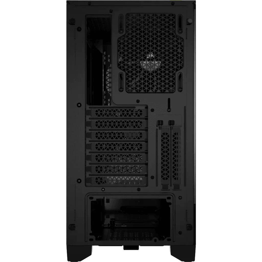 CORSAIR 4000D RGB Airflow Black ATX Mid-Tower PC Case - 3x AF120 RGB ELITE Fans, iCUE Lighting Node PRO Controller, Mid Tower ATX 10 CORSAIR 4000D RGB Airflow Black ATX Mid-Tower PC Case - 3x AF120 RGB ELITE Fans, iCUE Lighting Node PRO Controller, Mid Tower ATX - Ảnh 10