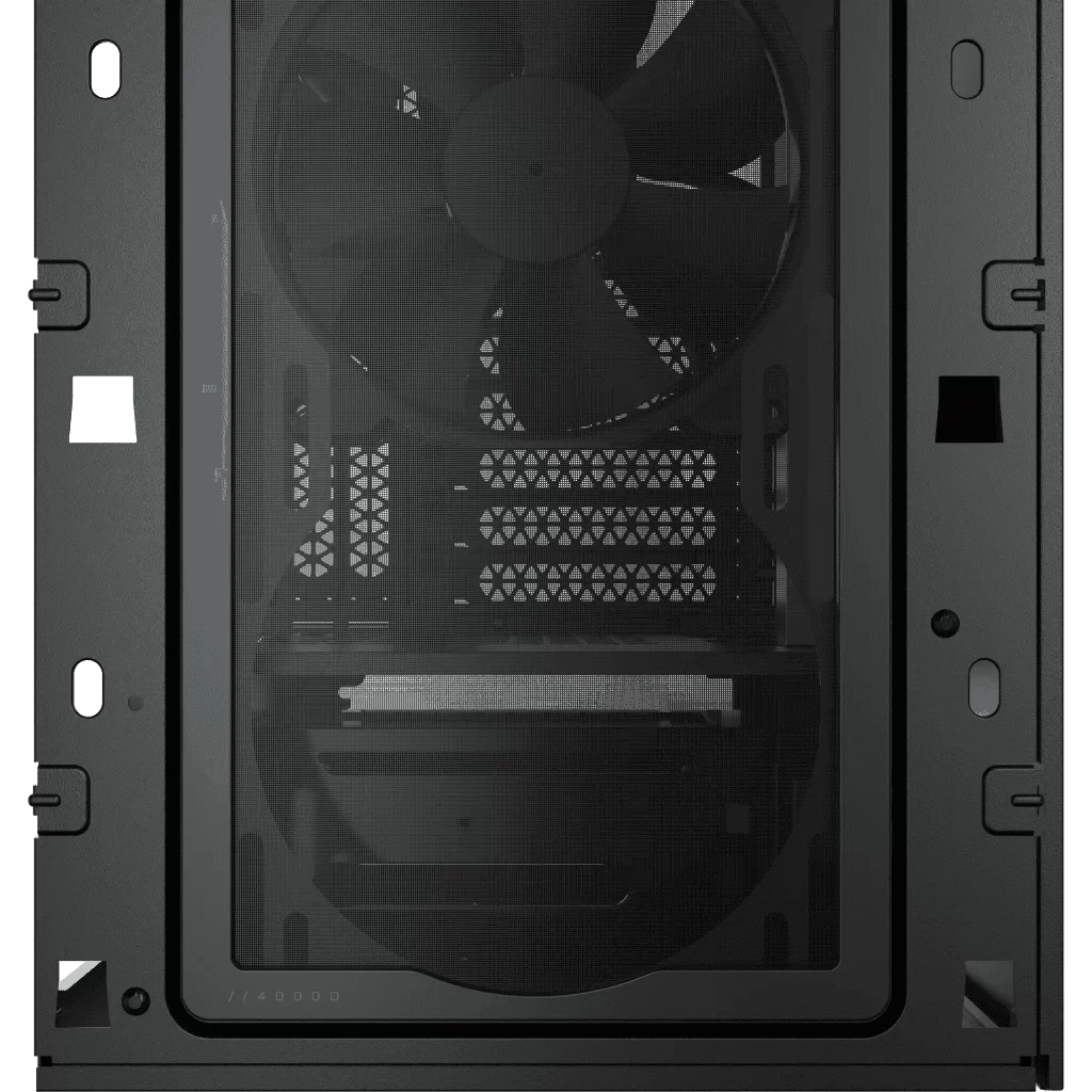 CORSAIR 4000D RGB Airflow Black ATX Mid-Tower PC Case - 3x AF120 RGB ELITE Fans, iCUE Lighting Node PRO Controller, Mid Tower ATX 5 CORSAIR 4000D RGB Airflow Black ATX Mid-Tower PC Case - 3x AF120 RGB ELITE Fans, iCUE Lighting Node PRO Controller, Mid Tower ATX - Ảnh 5