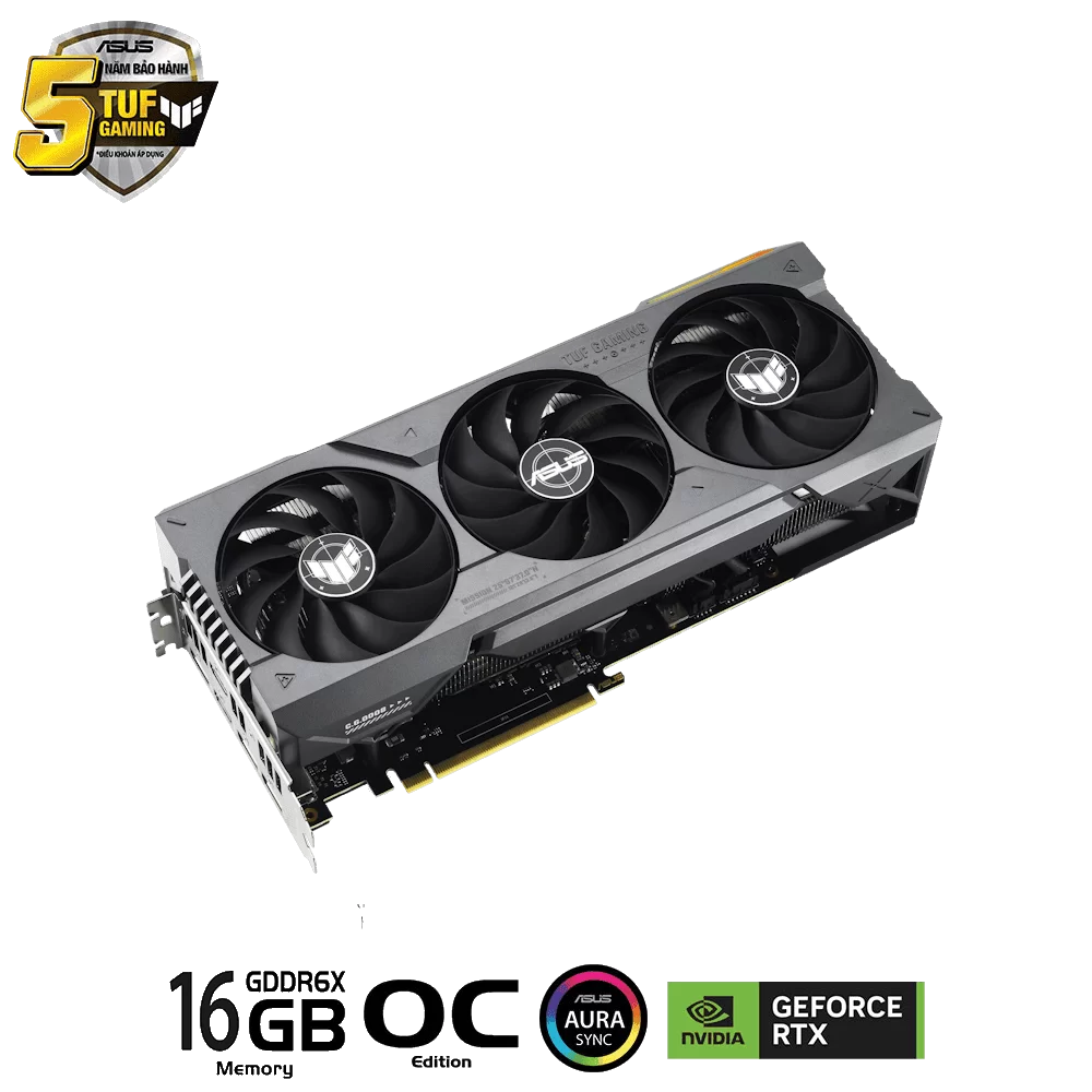 ASUS TUF Gaming GeForce RTX 4070Ti SUPER OC Edition 16GB GDDR6X (TUF-RTX4070TIS-O16G-GAMING) Graphics Card 3 ASUS TUF Gaming GeForce RTX 4070Ti SUPER OC Edition 16GB GDDR6X (TUF-RTX4070TIS-O16G-GAMING) Graphics Card - Ảnh 3