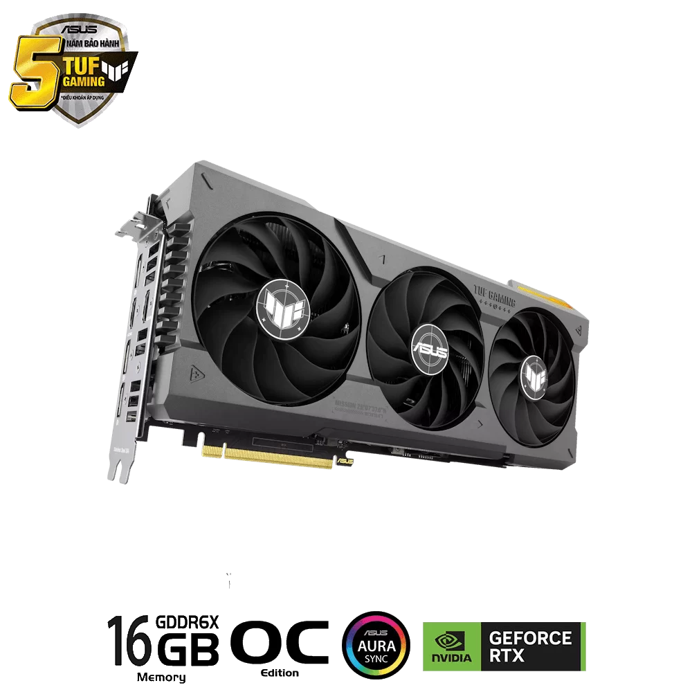 ASUS TUF Gaming GeForce RTX 4070Ti SUPER OC Edition 16GB GDDR6X (TUF-RTX4070TIS-O16G-GAMING) Graphics Card 4 ASUS TUF Gaming GeForce RTX 4070Ti SUPER OC Edition 16GB GDDR6X (TUF-RTX4070TIS-O16G-GAMING) Graphics Card - Ảnh 4