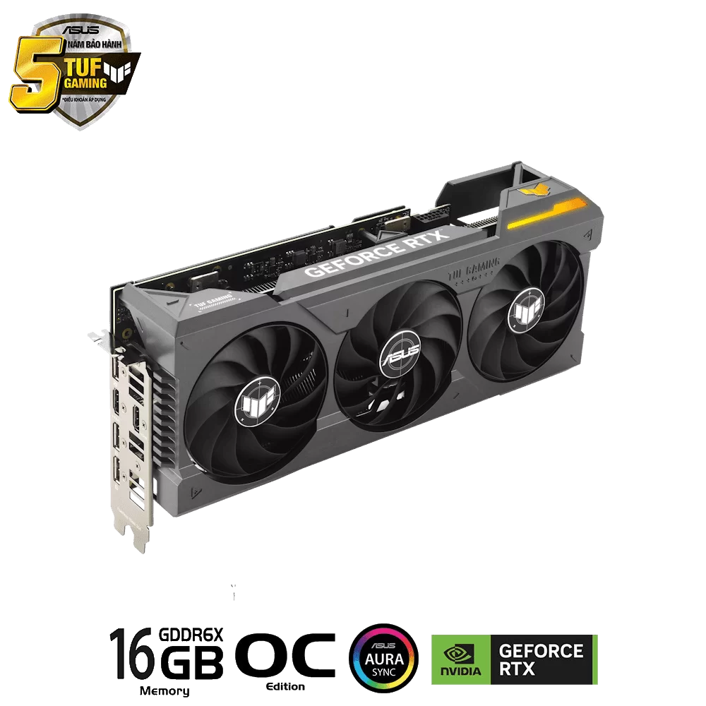 ASUS TUF Gaming GeForce RTX 4070Ti SUPER OC Edition 16GB GDDR6X (TUF-RTX4070TIS-O16G-GAMING) Graphics Card 5 ASUS TUF Gaming GeForce RTX 4070Ti SUPER OC Edition 16GB GDDR6X (TUF-RTX4070TIS-O16G-GAMING) Graphics Card - Ảnh 5